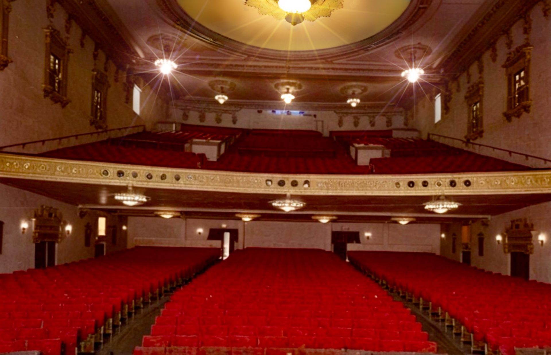 The auditorium and dress circle viewed from the stage