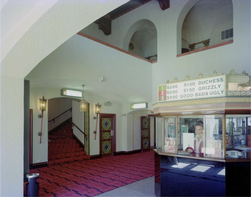 Foyer of the Roxy — image courtesy Trove