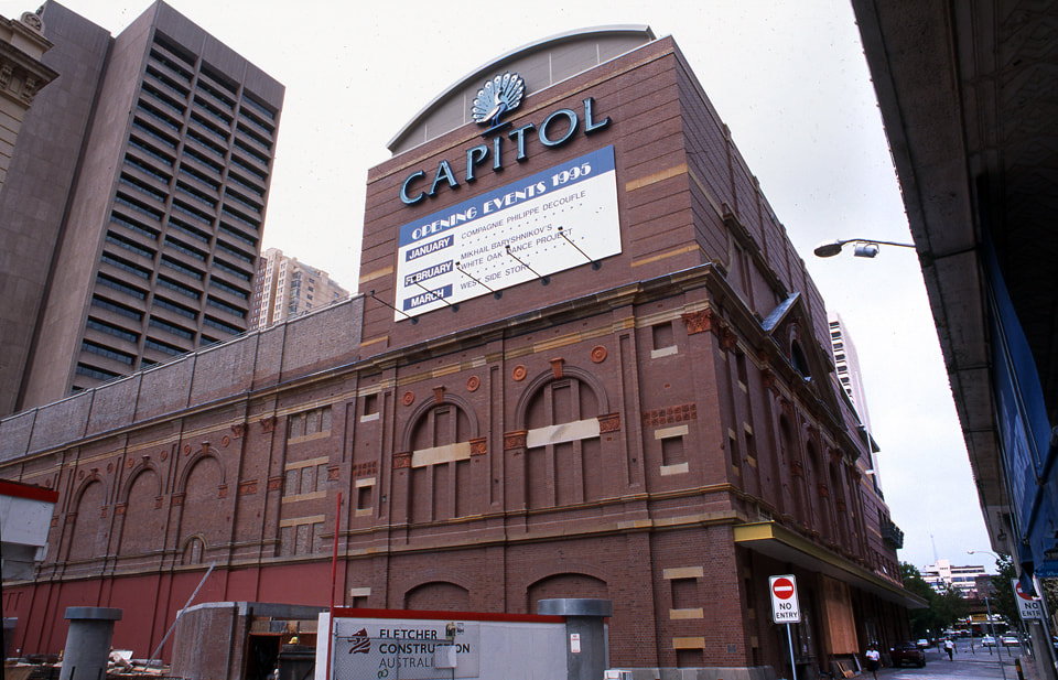 Capitol Theatre Sydney with new stage house