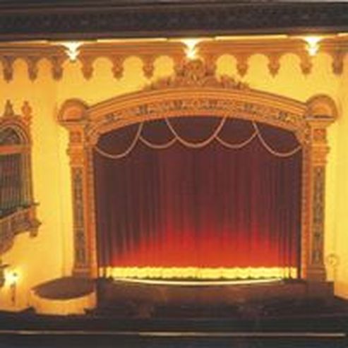 Roxy proscenium and stage in colour